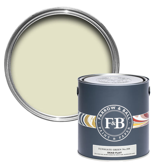 Farrow & Ball Tunsgate Green No. 250 - Dead Flat 5L