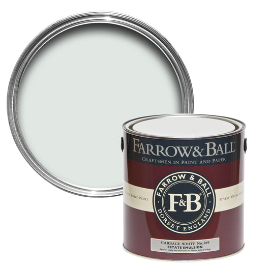 Farrow & Ball Cabbage White No. 269 - Estate Emulsion 100ml