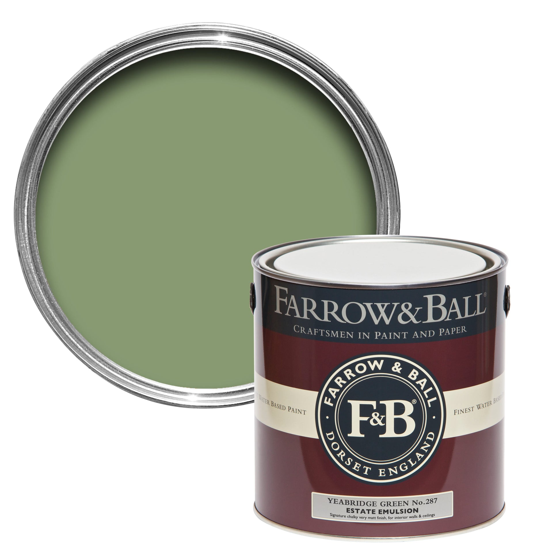 Farrow & Ball Yeabridge Green No. 287 - Exterior Eggshell 750ml