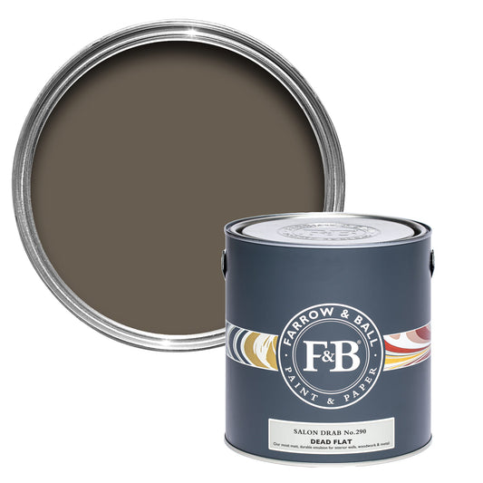 Farrow & Ball Salon Drab No. 290 - Dead Flat 750ml