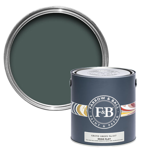 Farrow & Ball Grove Green No. G17 - Dead Flat 5L