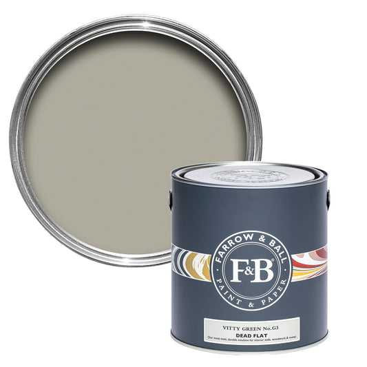 Farrow & Ball Vitty Green No. G3 - Dead Flat 750ml
