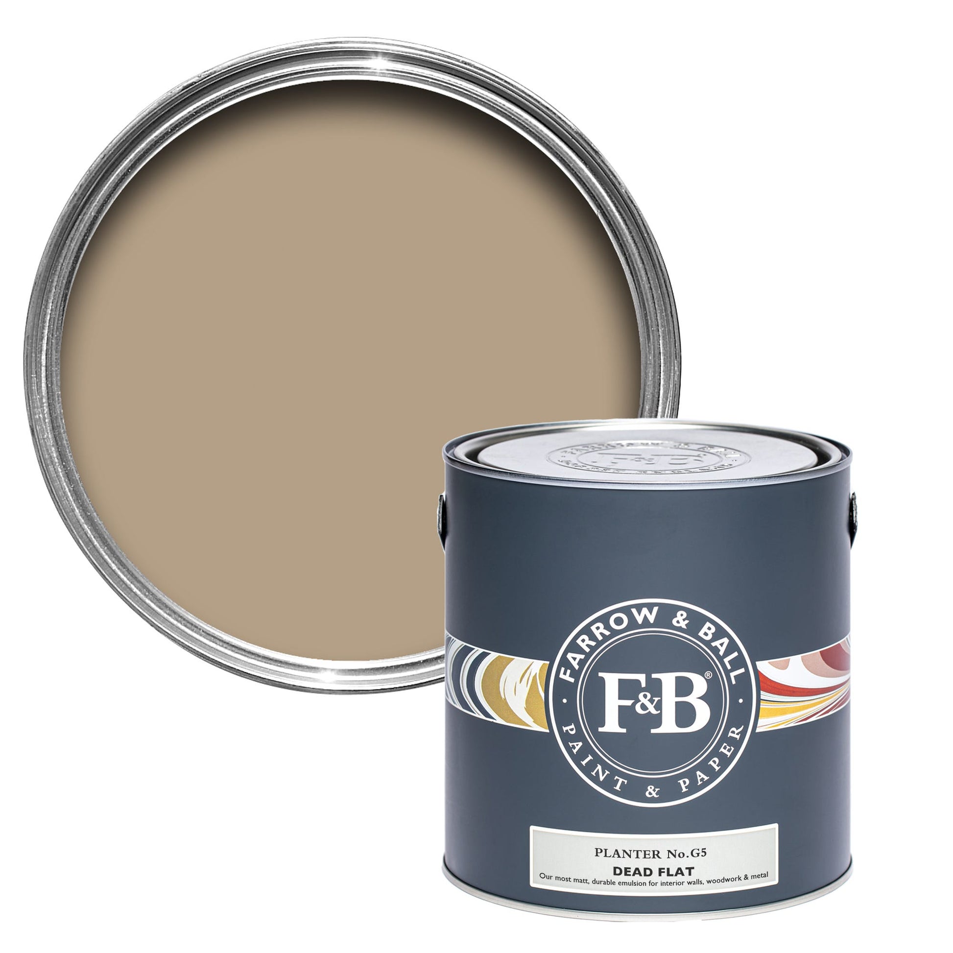 Farrow & Ball Planter No. G5 - Dead Flat 750ml