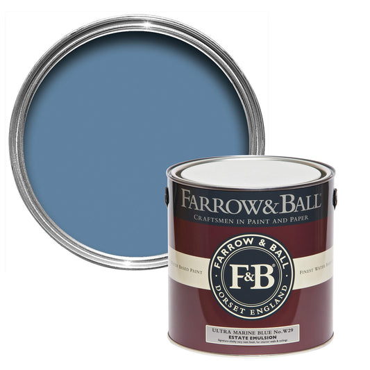 Farrow & Ball Ultra Marine Blue No. W29 - Full Gloss 2.5L