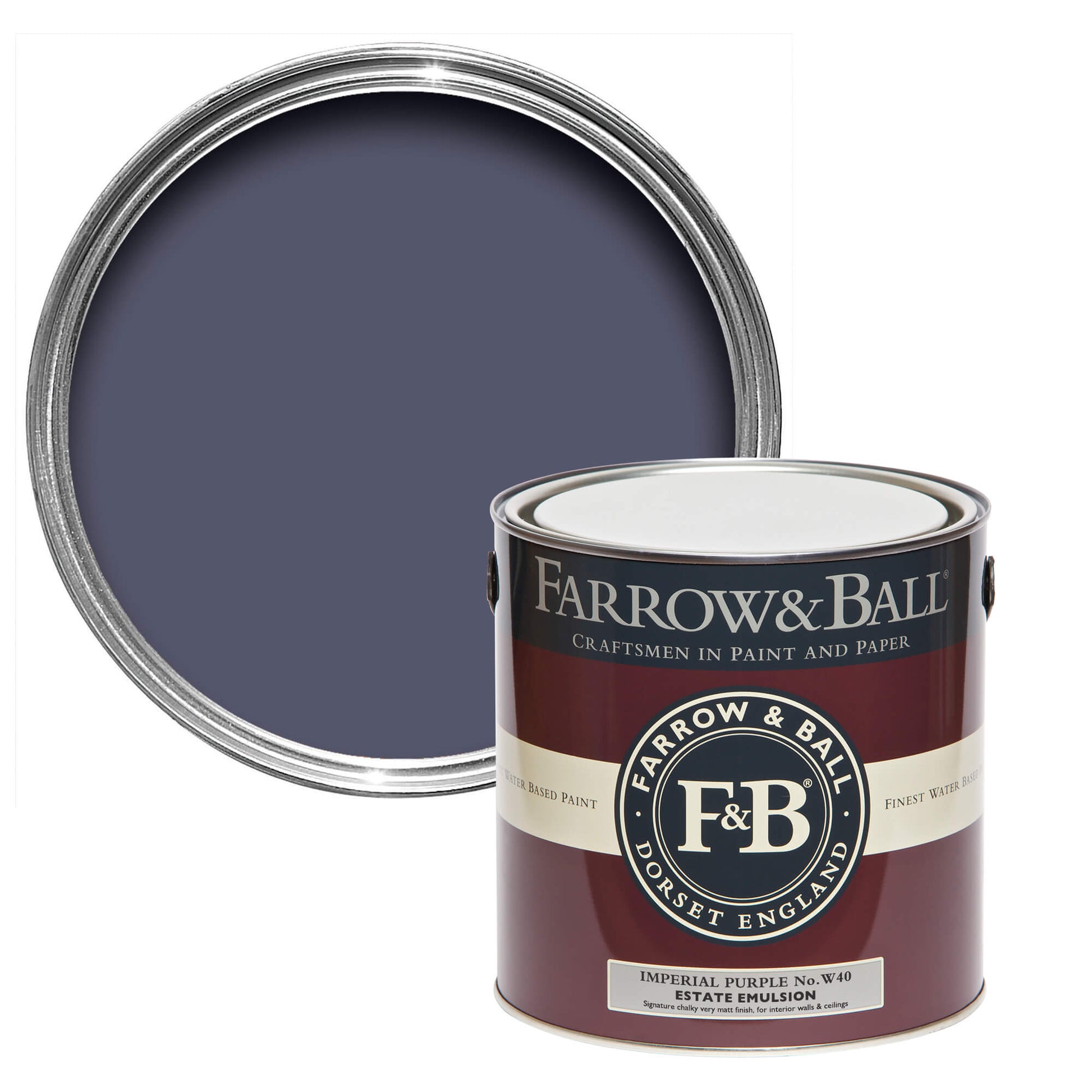 Farrow & Ball Imperial Purple No. W40 - Exterior Eggshell 750ml