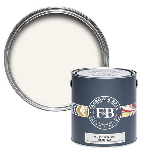 Farrow & Ball All White No. 2005 - Dead Flat 2.5L