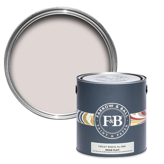 Farrow & Ball Great White No. 2006 - Dead Flat 750ml