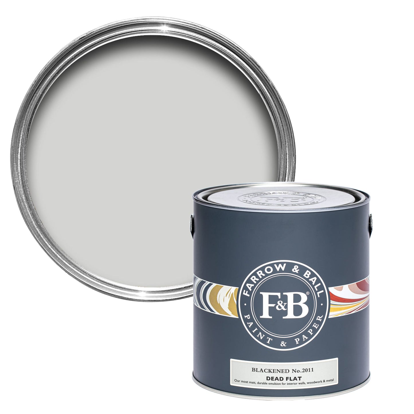 Farrow & Ball Blackened No. 2011 - Dead Flat 750ml