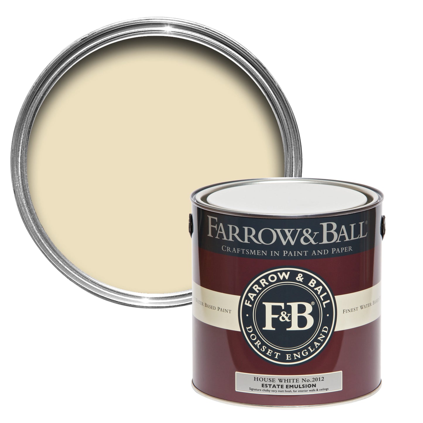 Farrow & Ball House White No. 2012 - Modern Eggshell 5L