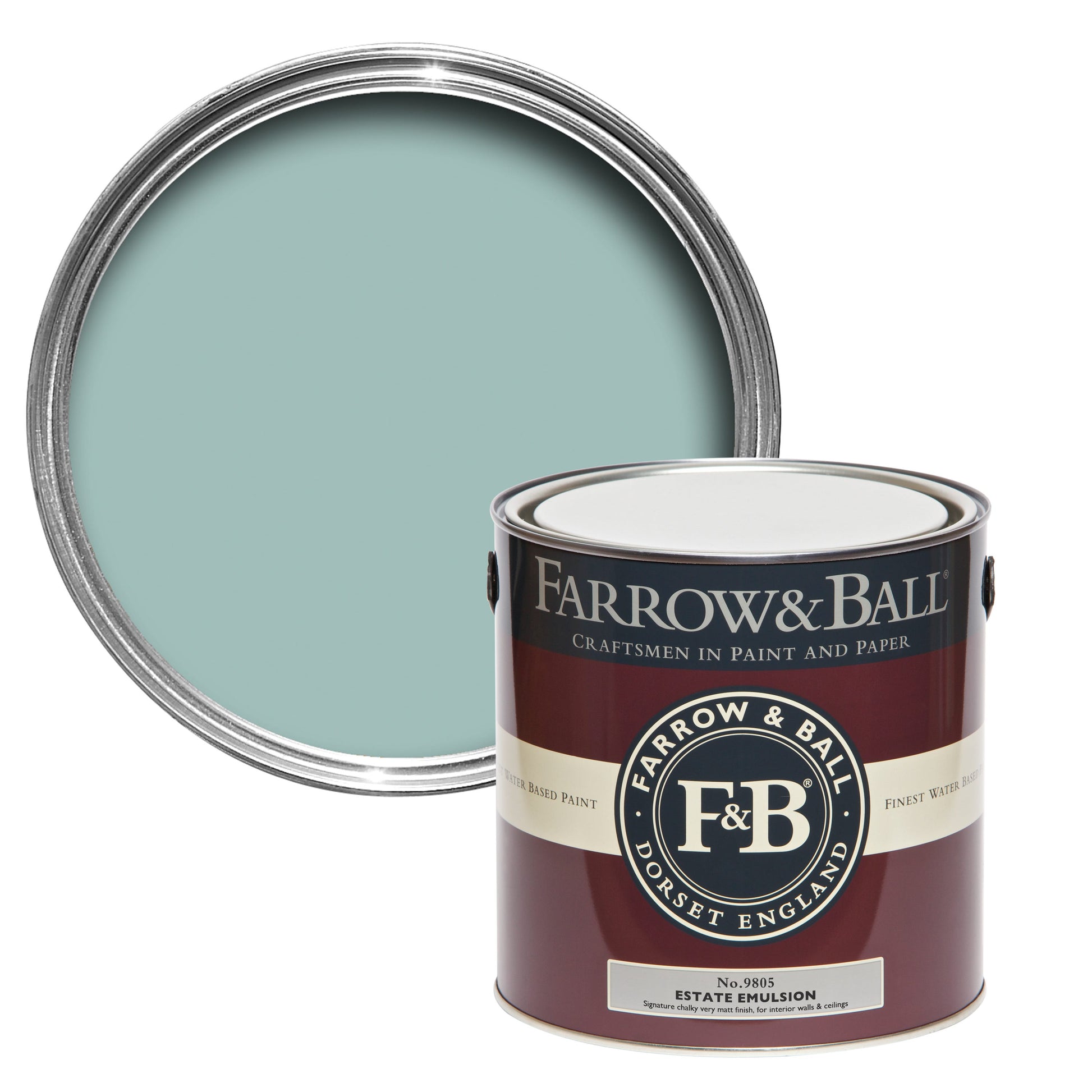 Farrow & Ball Ancona Blue No. 9805 - Modern Emulsion 5L