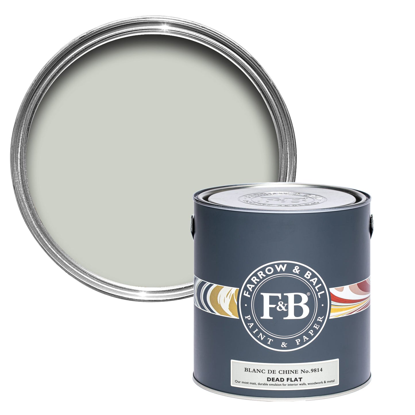 Farrow & Ball Blanc De Chine No. 9814 - Dead Flat 750ml