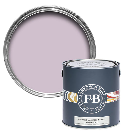 Farrow & Ball Sugared Almond No. 9913 - Dead Flat 2.5L