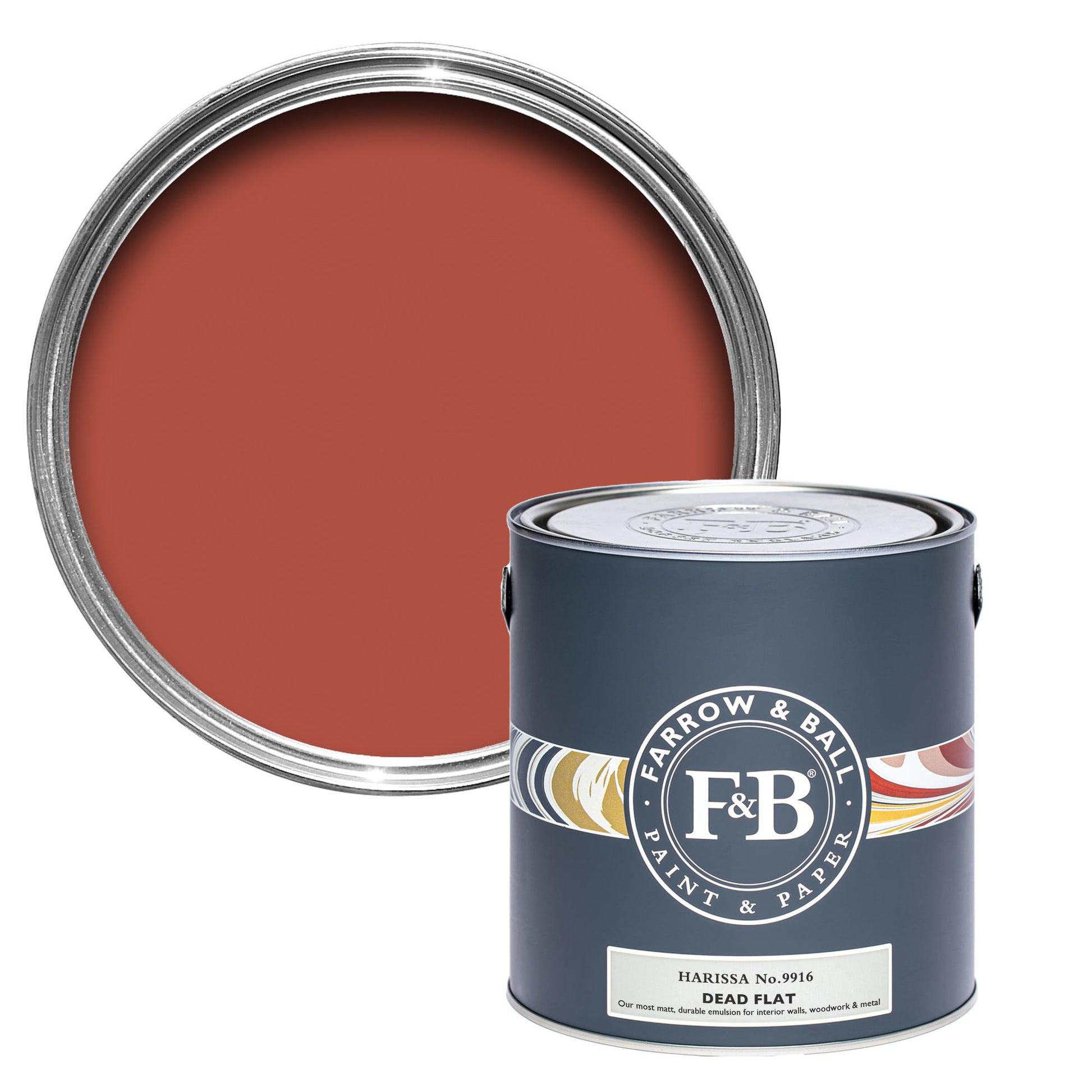 Farrow & Ball Harissa No. 9916 - Dead Flat 750ml