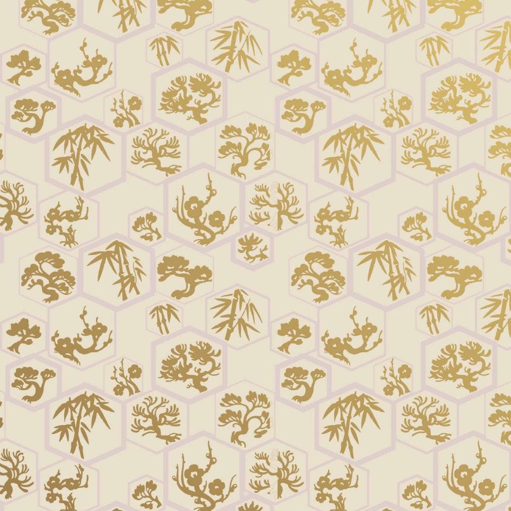 Farrow & Ball Shouchikubai - Wallpaper 210 x 270 mm