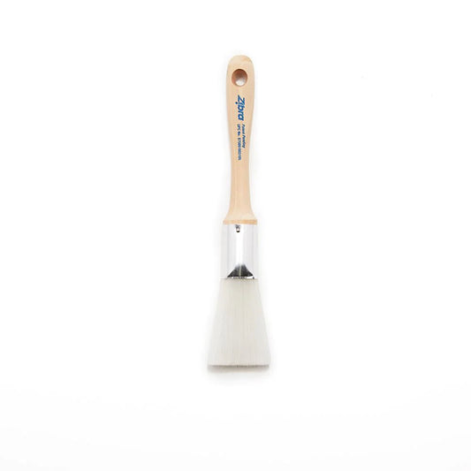 Bespoke Decor NI Fan Paint Brush for Mouldings and Routed Edges - Zibra paint