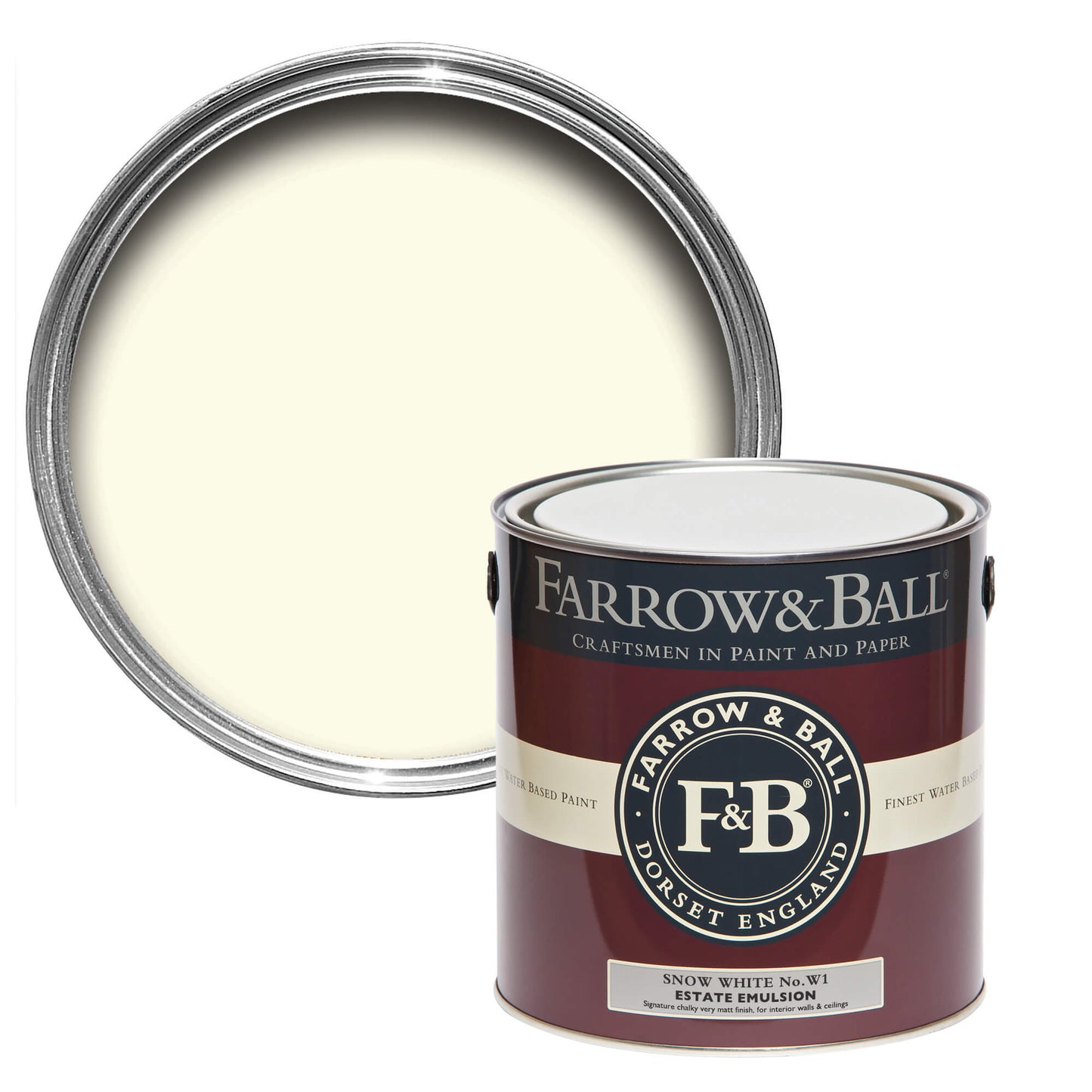 Bespoke Decor 750ml Estate Eggshell Snow White No.W1 paint