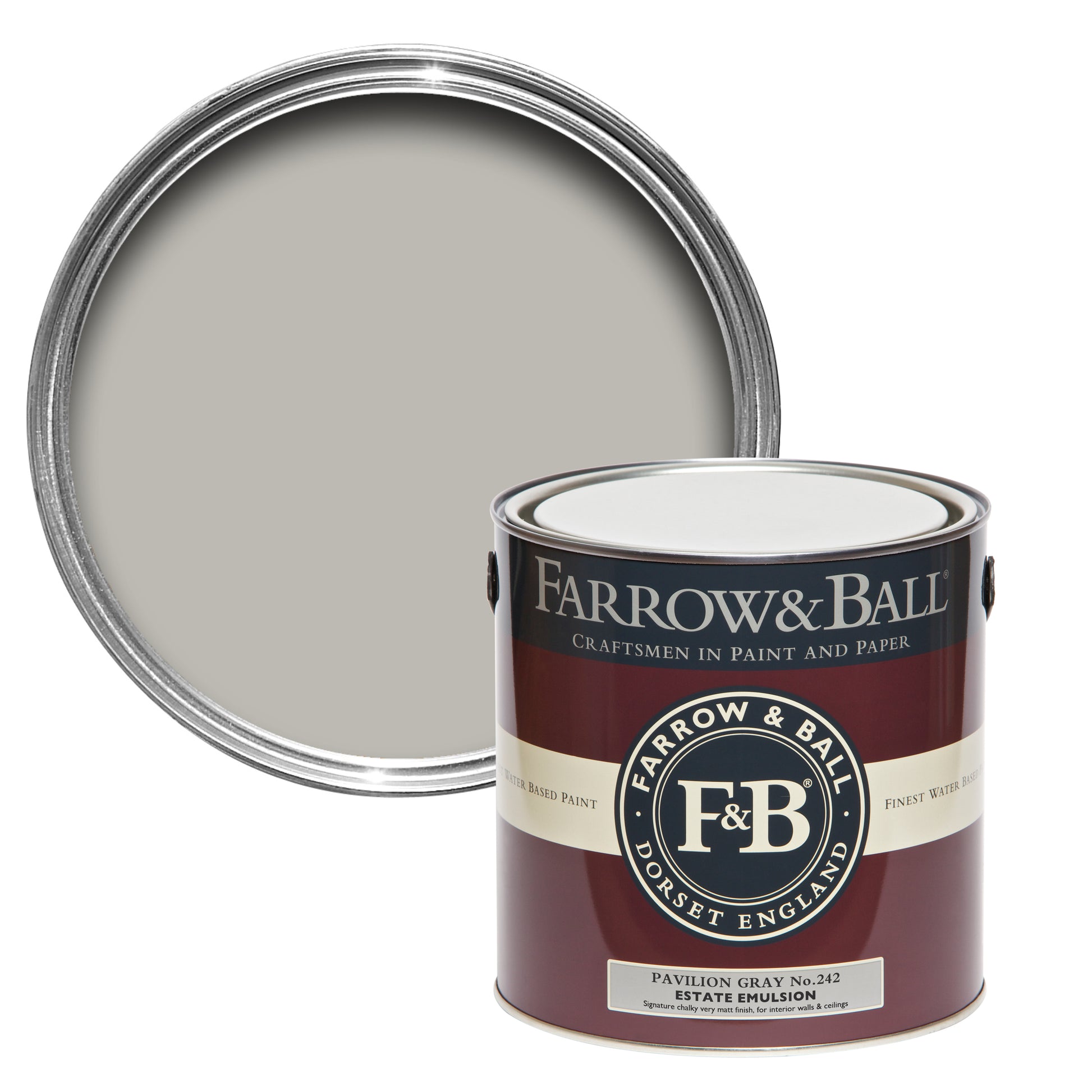 Farrow & Ball Pavilion Gray 242 paint